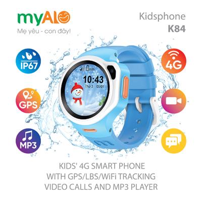 Đồng hồ định vị trẻ em MyAlo K84 (Xanh)