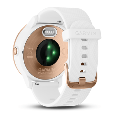 Đồng hồ Garmin Vivoactive 3 White & Rose Gold