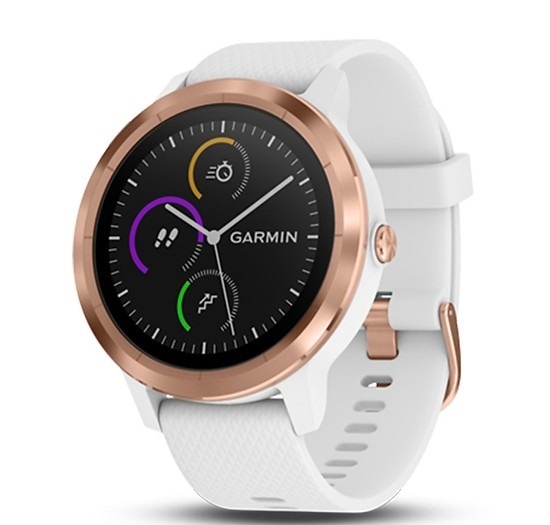 Đồng hồ Garmin Vivoactive 3 White & Rose Gold