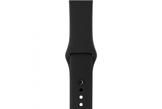 Apple Watch 3 42mm (GPS) Viền Nhôm Xám - Dây cao su Đen Chính hãng (MTF32VN/A)