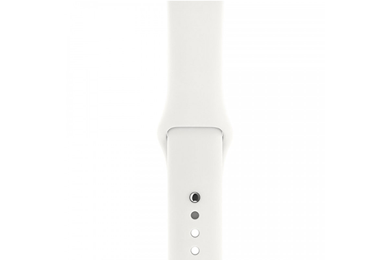 Apple Watch 3 42mm (GPS) Viền Nhôm Bạc - Dây cao su trắng (MTF22VN/A) - BH theo Serial