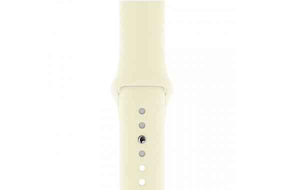 Apple Watch 5 40mm (GPS) Viền Nhôm Vàng - Dây cao su Hồng Chính hãng (MWV72VN/A)