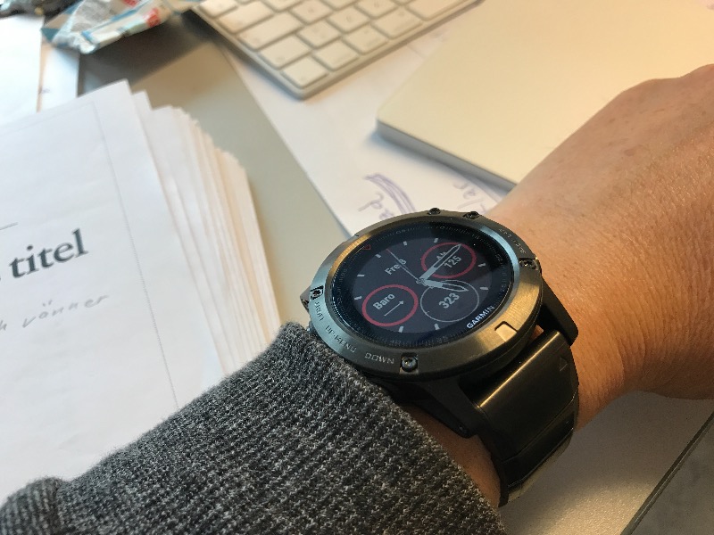 Đồng hồ thông minh Fenix 5x, Sapphire Slate Gray, VN
