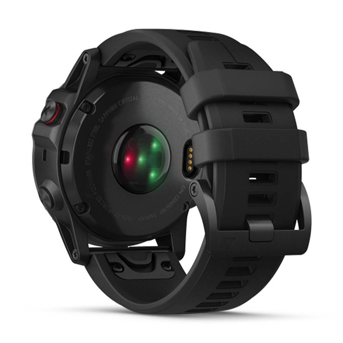 Đồng Hồ Thông Minh Garmin Fenix 5X Plus, Sapphire, DLC Carbon Gray w/Black Band
