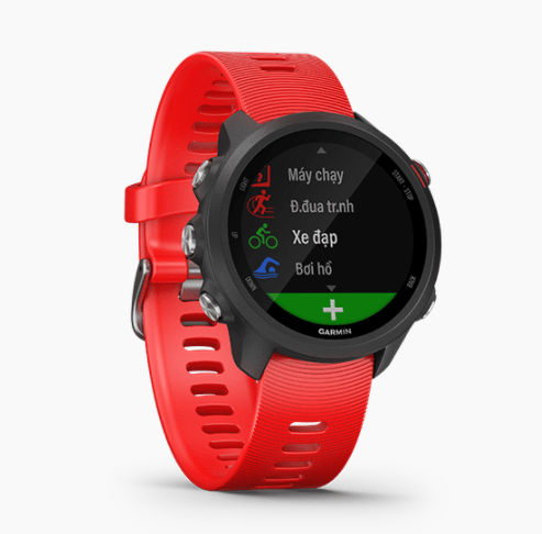 Đồng hồ thông minh Garmin Forerunner 245 Music Đen/ Đỏ (Demo)
