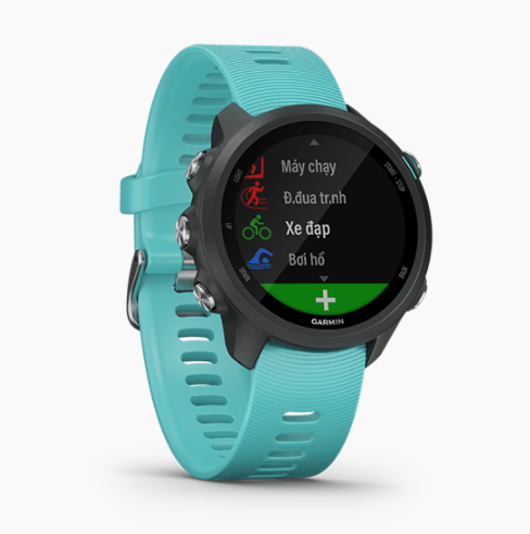 Đồng hồ thông minh Garmin Forerunner 245 Music Xanh