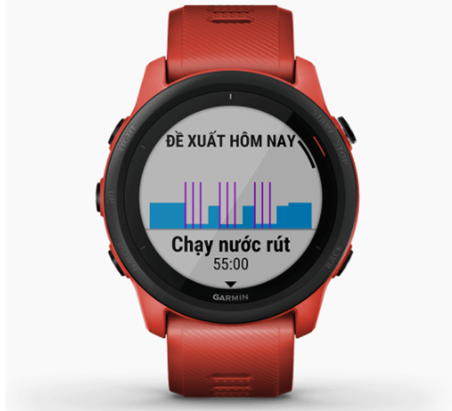 Đồng hồ thông minh Garmin Forerunner 745 Đỏ