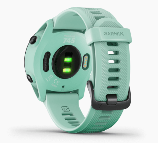 Đồng hồ thông minh Garmin Forerunner 745 Xanh nhiệt đới