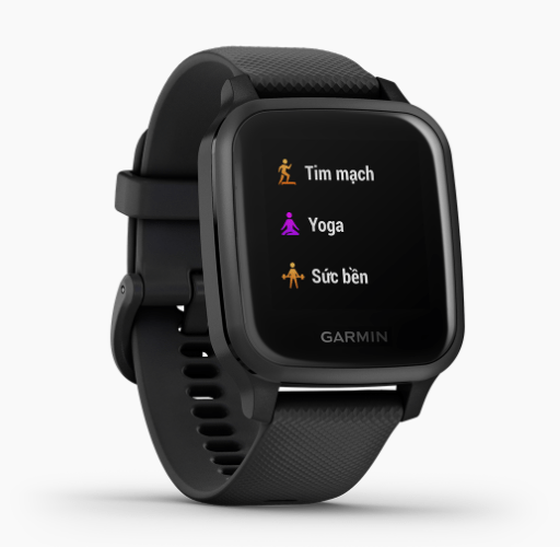 Đồng hồ thông minh Garmin Venu SQ Đen