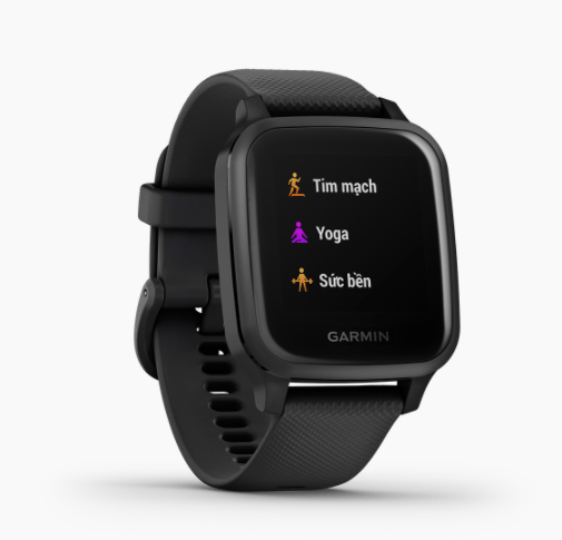 Đồng hồ thông minh Garmin Venu SQ Music Đen