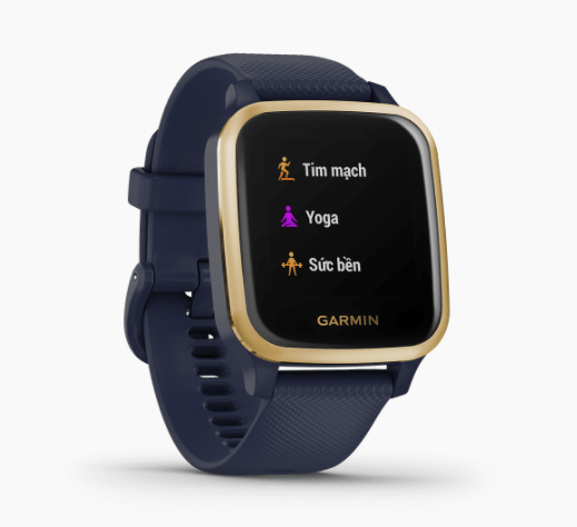 Đồng hồ thông minh Garmin Venu SQ Music Xanh Navy