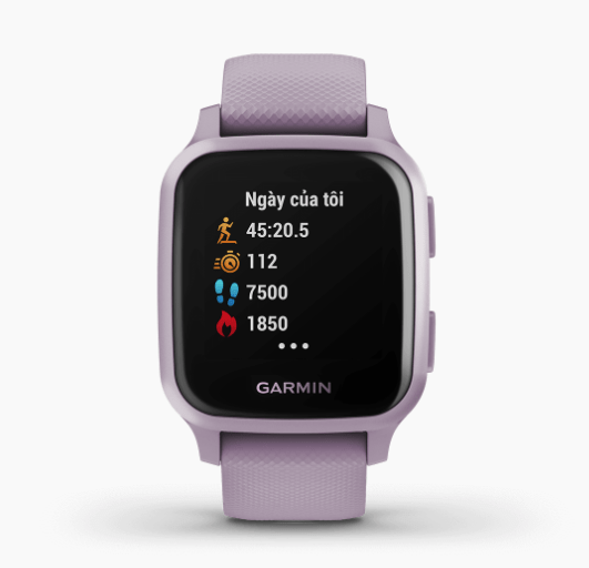 Đồng hồ thông minh Garmin Venu SQ Tím
