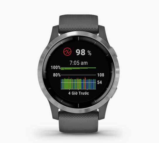 Đồng hồ thông minh Garmin Vivoactive 4 Xám