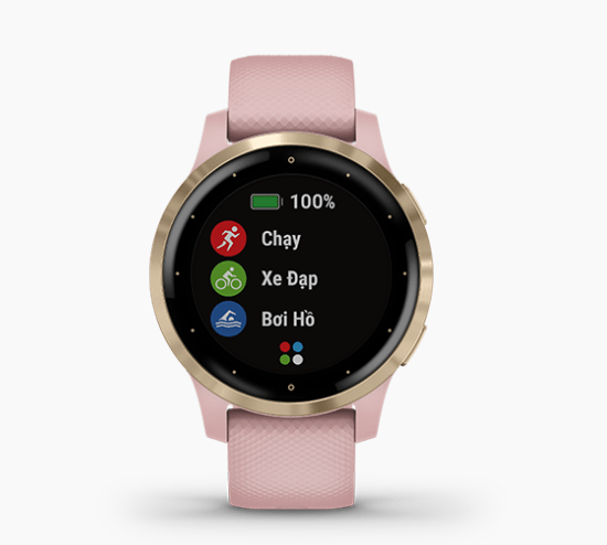 Đồng hồ thông minh Garmin Vivoactive 4S Hồng