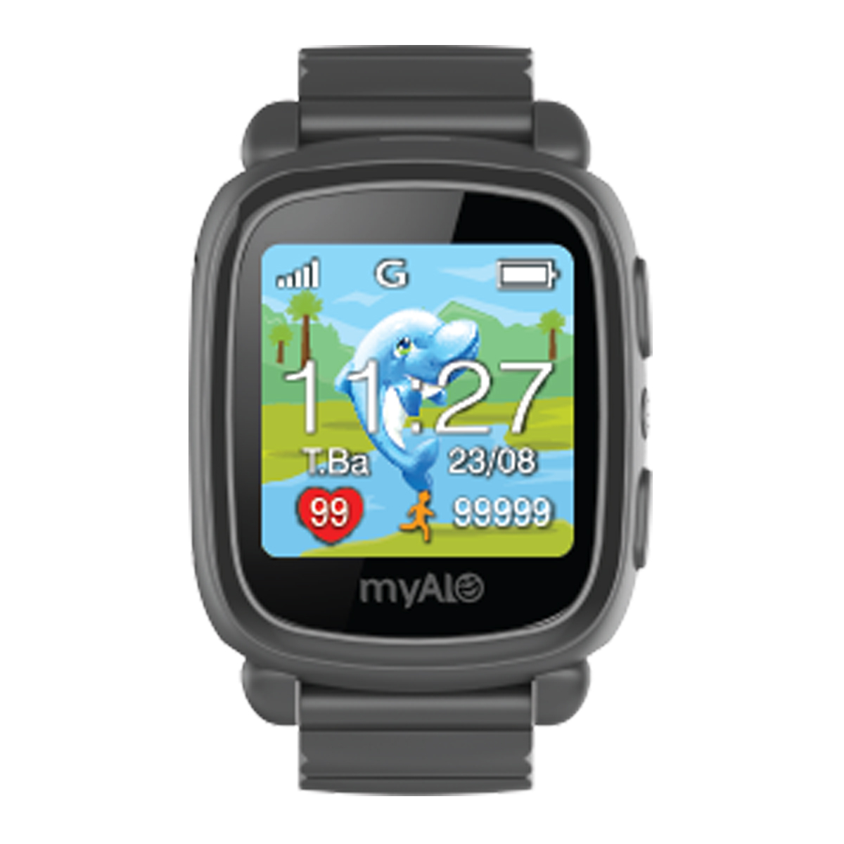 Đồng hồ thông minh trẻ em myAlo KidsPhone KS62w (Màu đen)