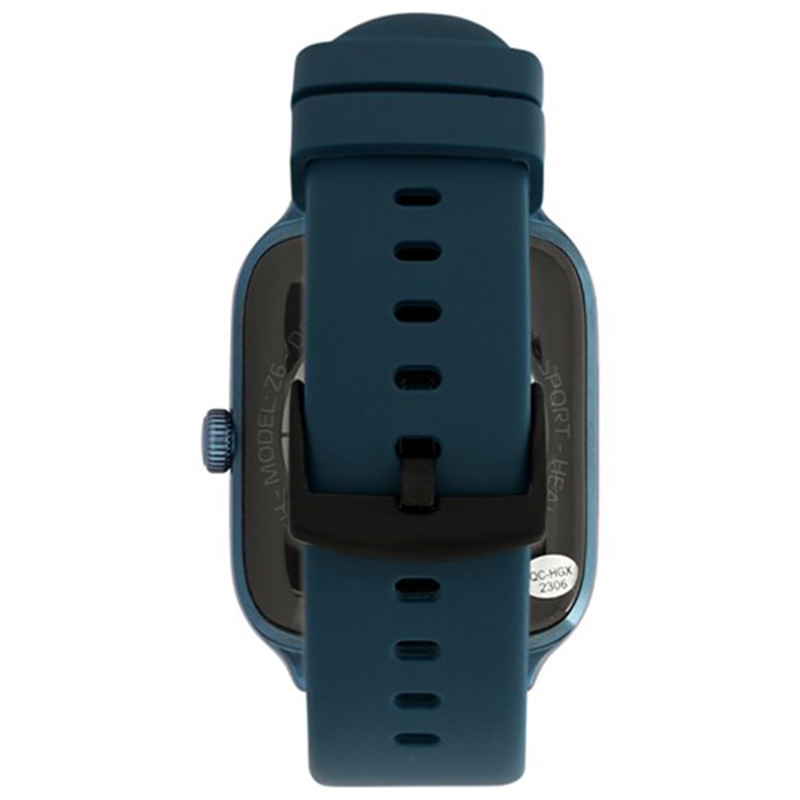 Đồng hồ thông minh Zwatch Z6 44mm màu Xanh (Blue) dây Sillicone