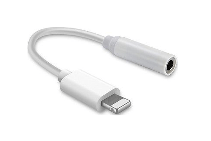 Dual Lightning to 3.5mm Audio & Charger Adapter WK WUW-X89