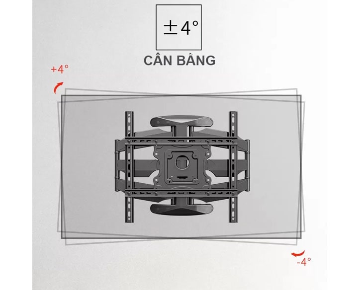 Giá treo Tivi xoay đa năng ErgoTek E66 (32 - 80)