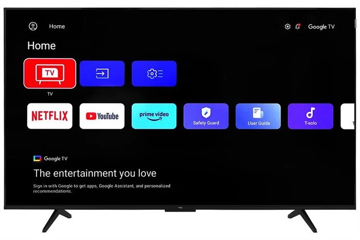 Google Tivi TCL QLED 4K 55 Inch 55P7K