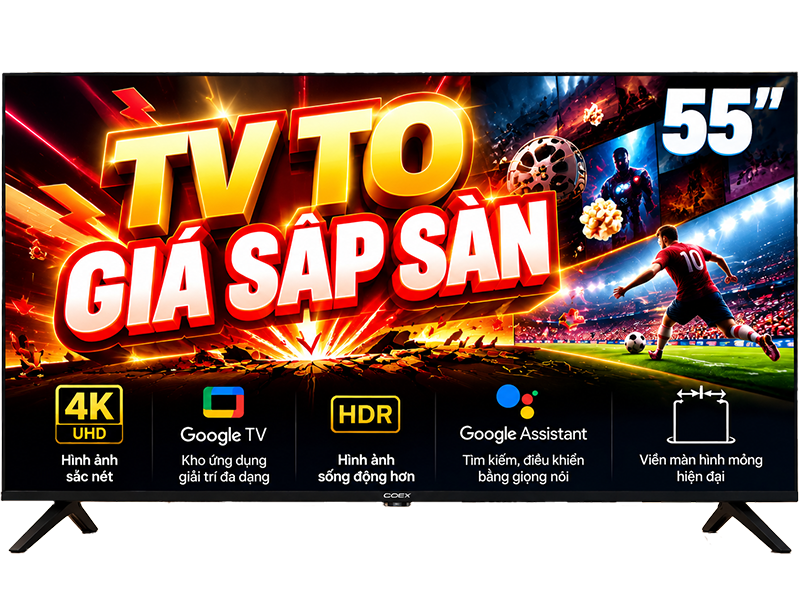Google TV Coex 4K UHD 55 inch 55UT7002XG