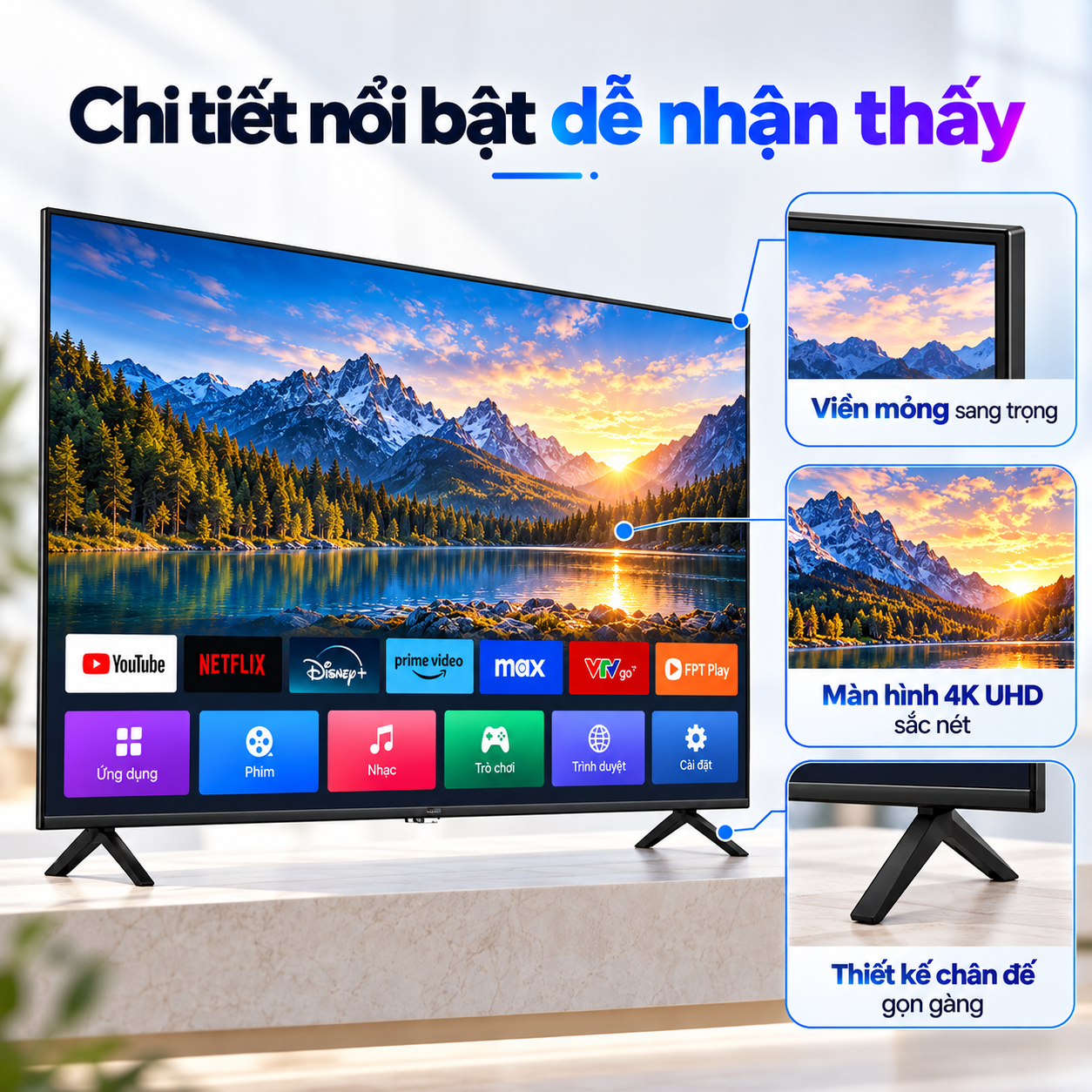 Google TV Coex 4K UHD 55 inch 55UT7002XG