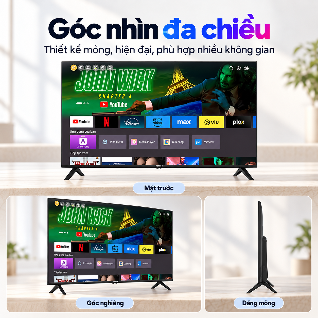 Google TV Coex 4K UHD 55 inch 55UT7002XG