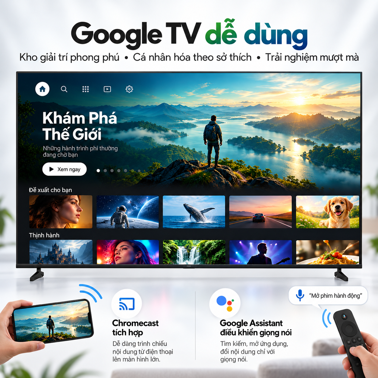 Google TV Coex 4K UHD 65 inch 65UT7002XG