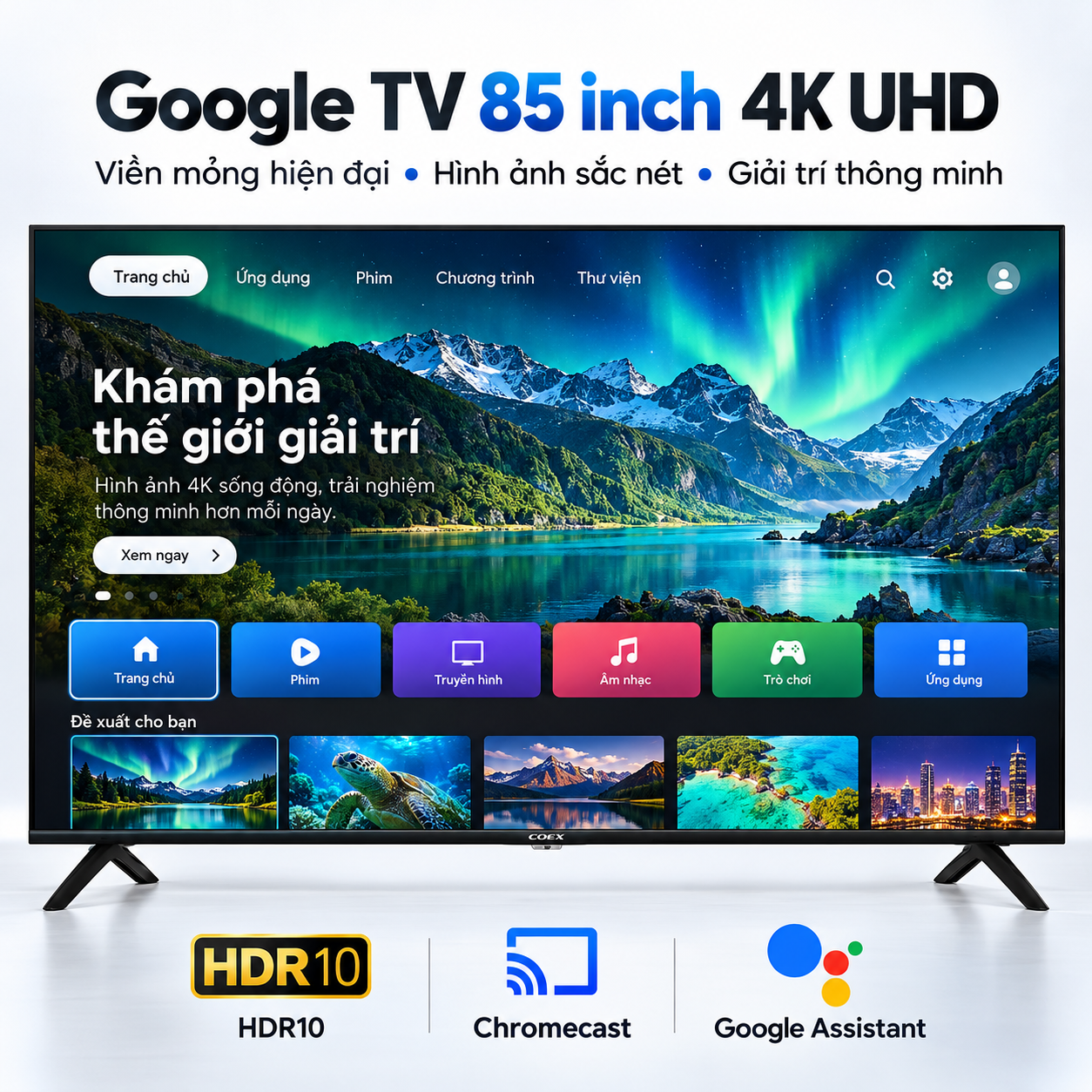 Google TV Coex 4K UHD 85 inch 85UT7002XG