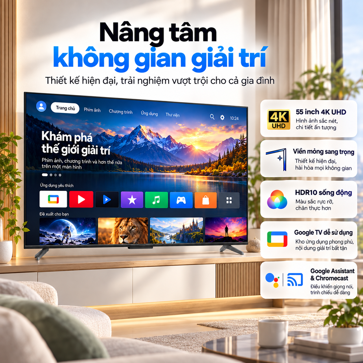 Google TV QLED Coex 4K UHD 55 inch 55QA9002XG