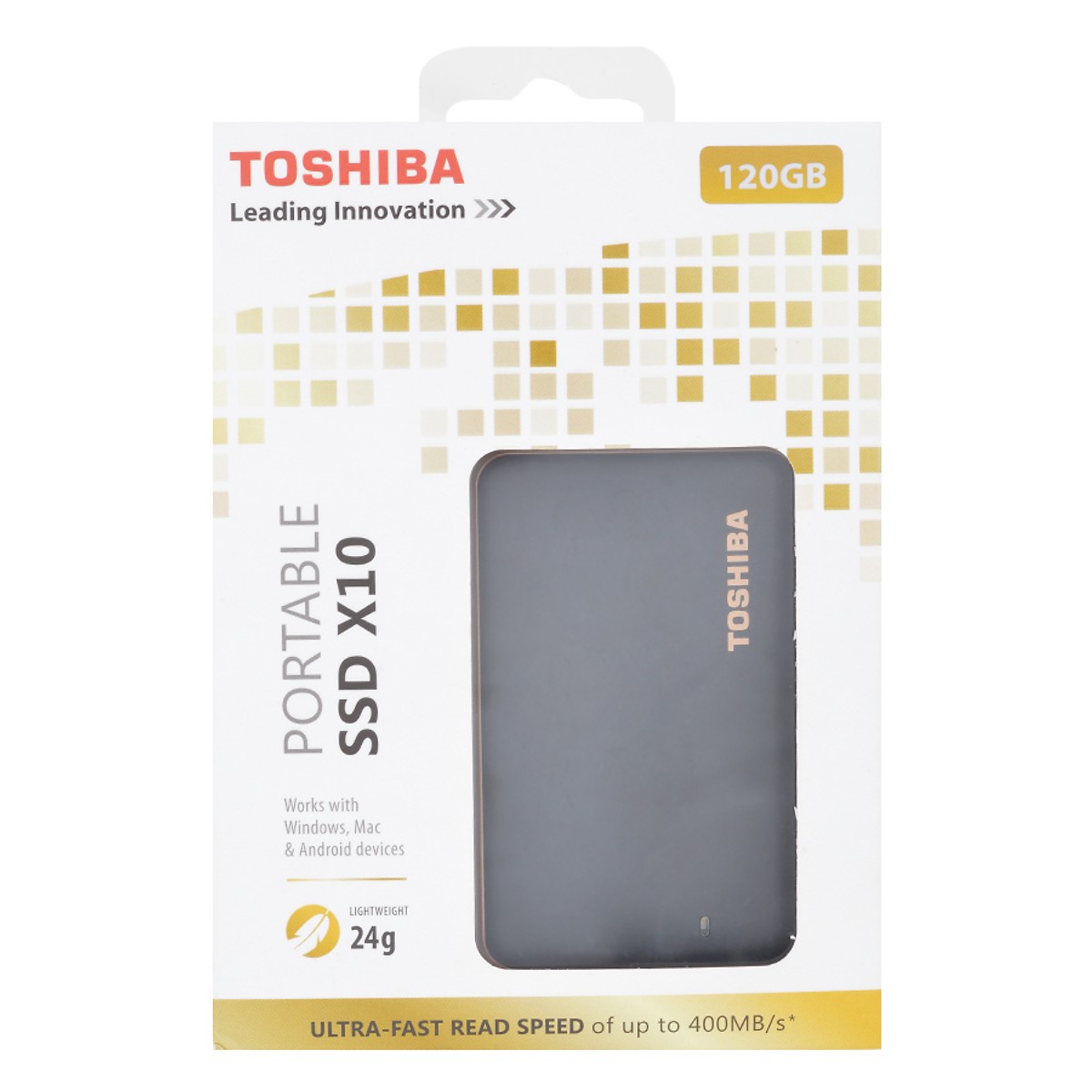 HDD Toshiba SSD X10 120Gb USB 3.1 Đen