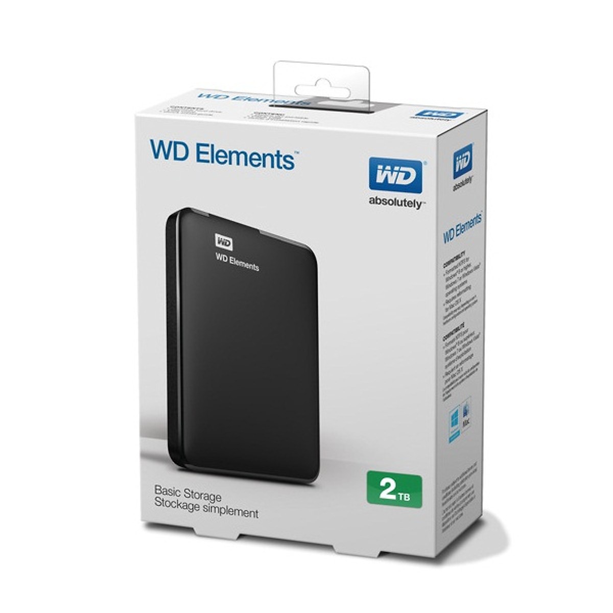 HDD WD Elements 2Tb 2.5