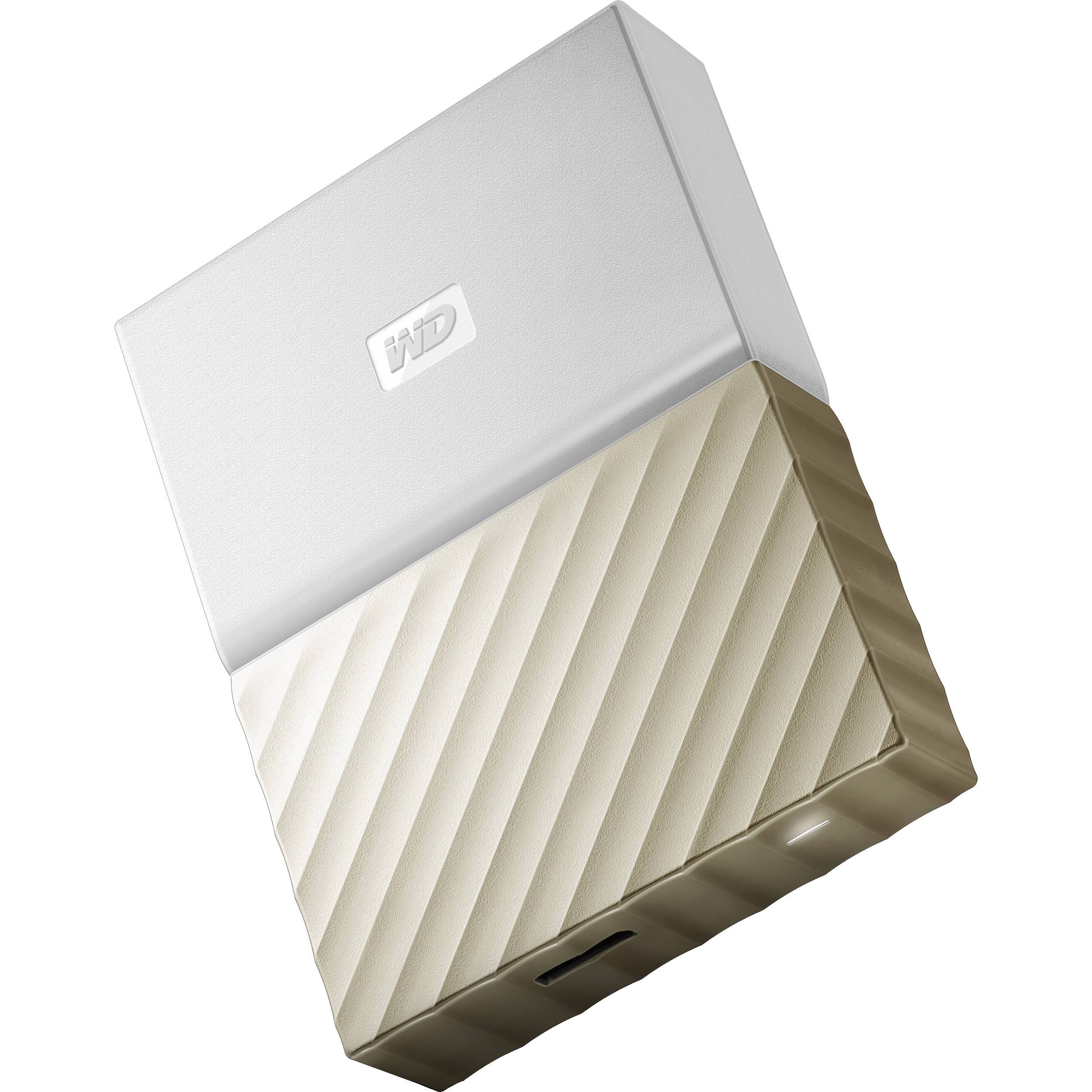 HDD WD My Passport Ultra 2Tb USB 3.0 Trắng vàng -WDBTLG0020BGD-WESN