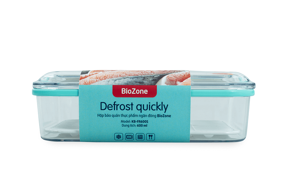 Hộp bảo quản TP ngăn đông Biozone 600 ml KB-FR600S