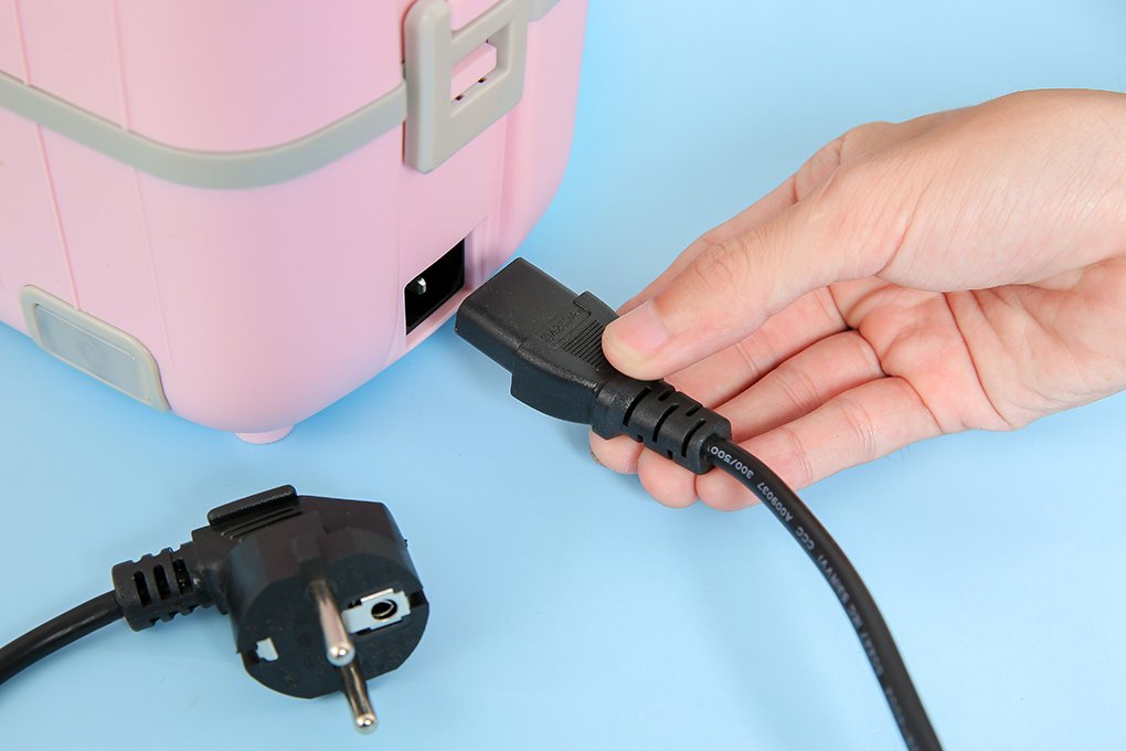Hộp cơm cắm điện UNIE UV HỒNG