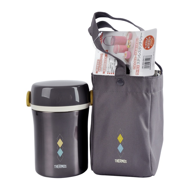 Hộp cơm Thermos JBC-800 kèm túi (xanh đen)