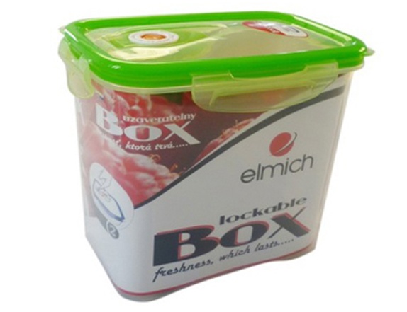 Hộp nhựa vuông 1.96 Lít Elmich 2314989