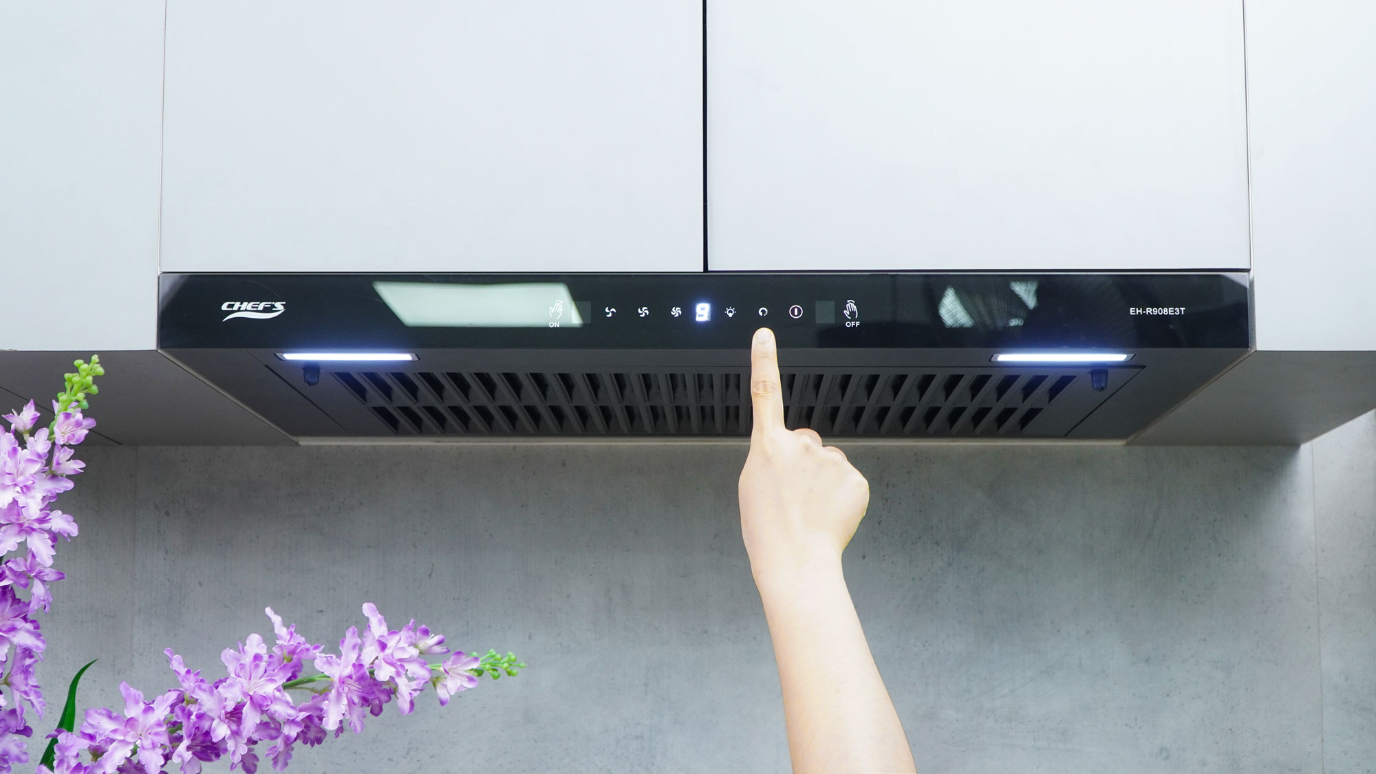 Hút mùi âm tủ Chef's EH-R908E3T-cảm ứng
