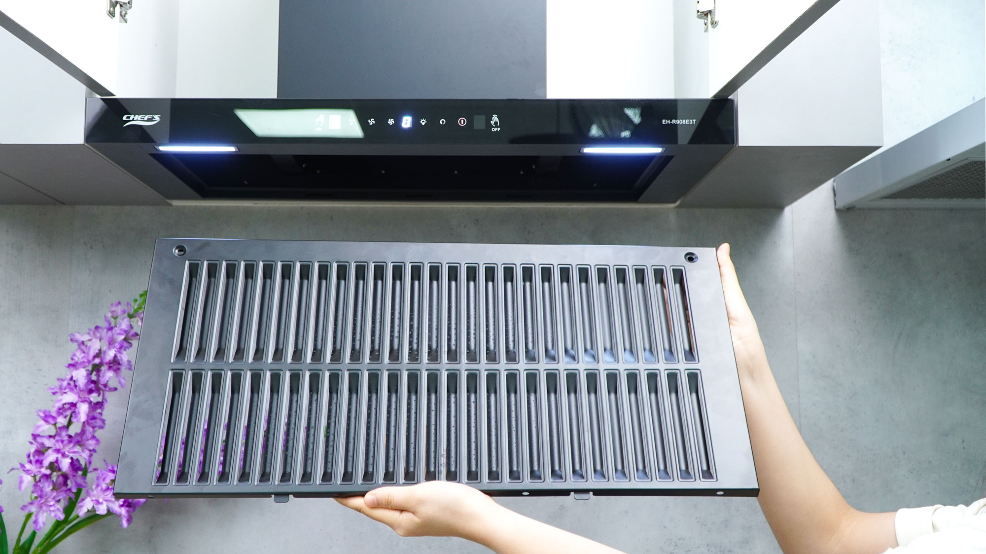 Hút mùi âm tủ Chef's EH-R908E3T-cảm ứng