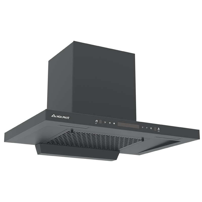 Hút mùi chữ T 70cm Hòa Phát HKH T0770H-cảm ứng-xám titan