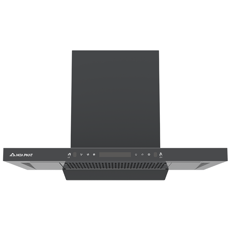 Hút mùi chữ T 70cm Hòa Phát HKH T0770H-cảm ứng-xám titan