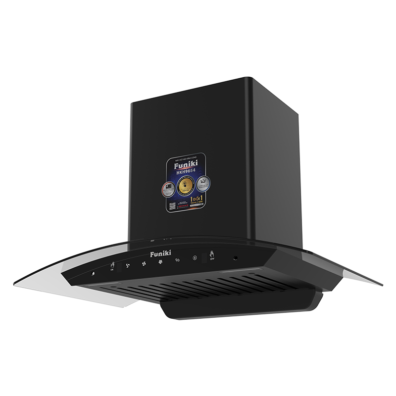 Hút mùi kính cong 70cm Funiki HKH9654-cảm ứng