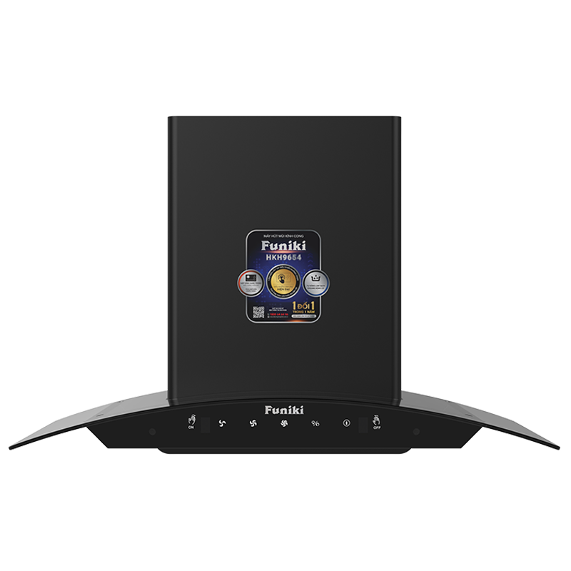 Hút mùi kính cong 70cm Funiki HKH9654-cảm ứng