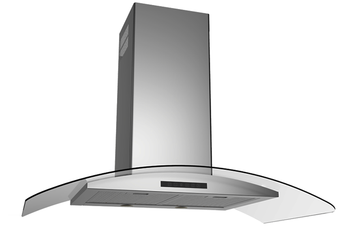 Hút mùi kính cong 90cm Chef's EH-Caspia90T/P
