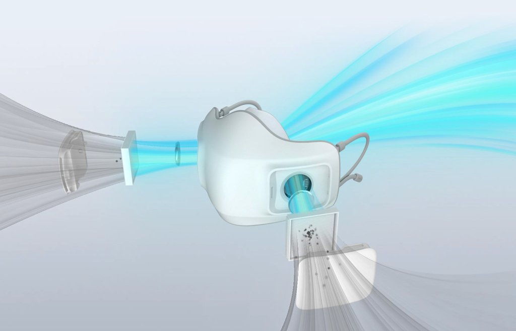 Khẩu trang lọc không khí LG Puricare AP300AWFA