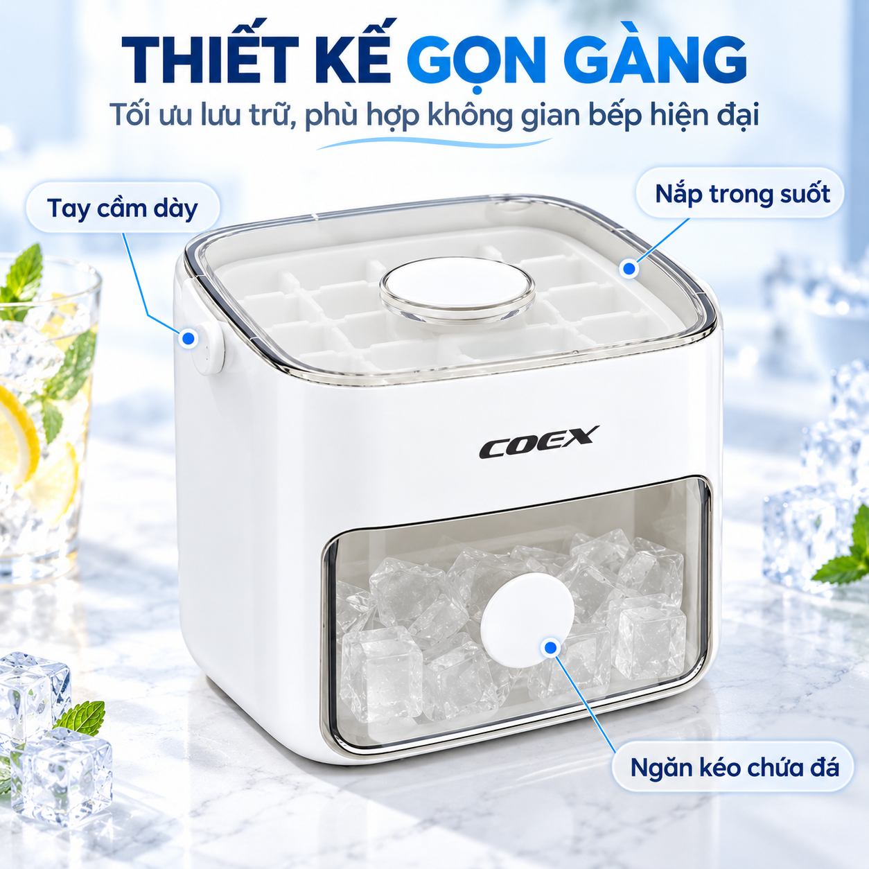 Khay đựng đá thông minh Coex