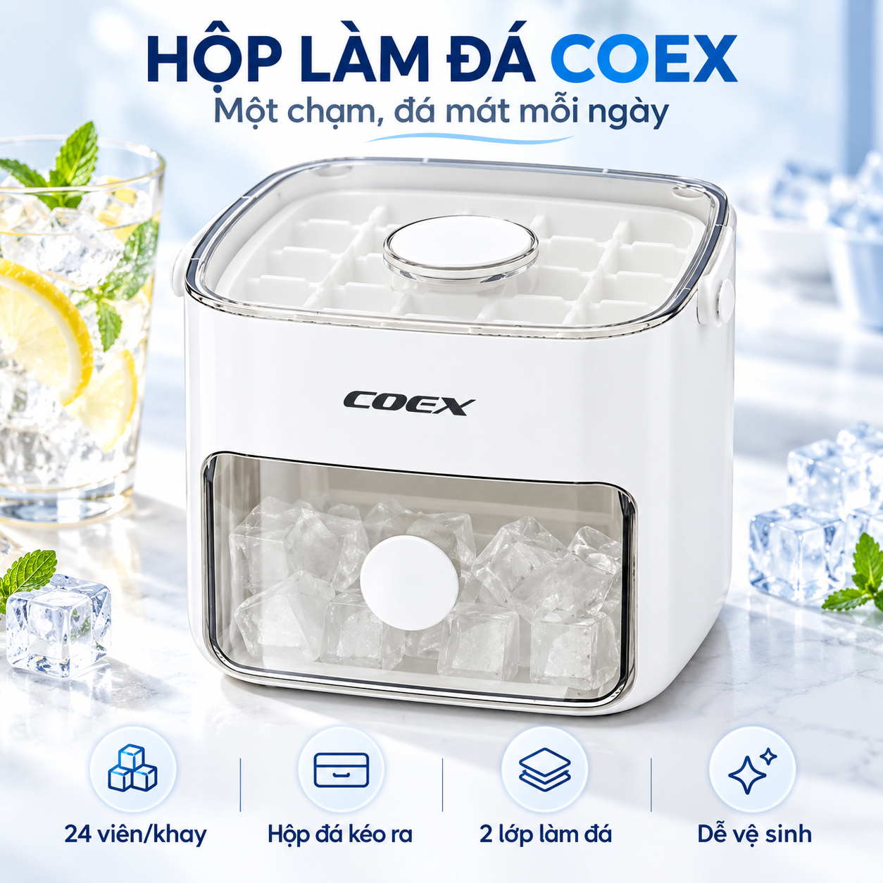 Khay đựng đá thông minh Coex