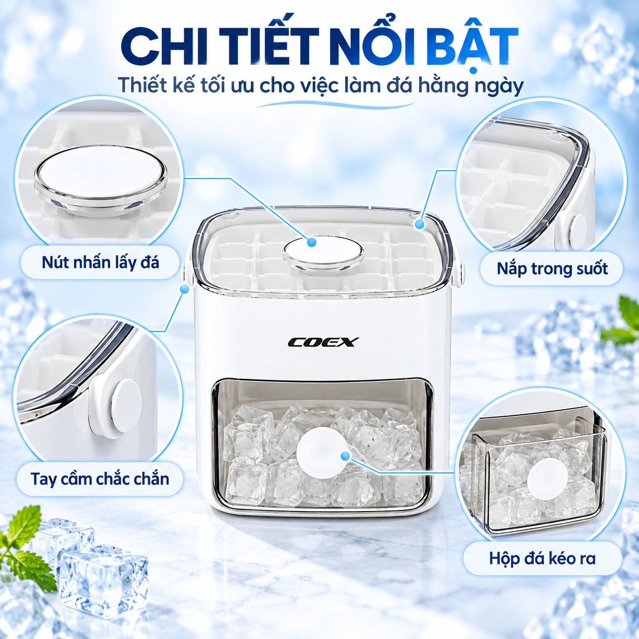 Khay đựng đá thông minh Coex