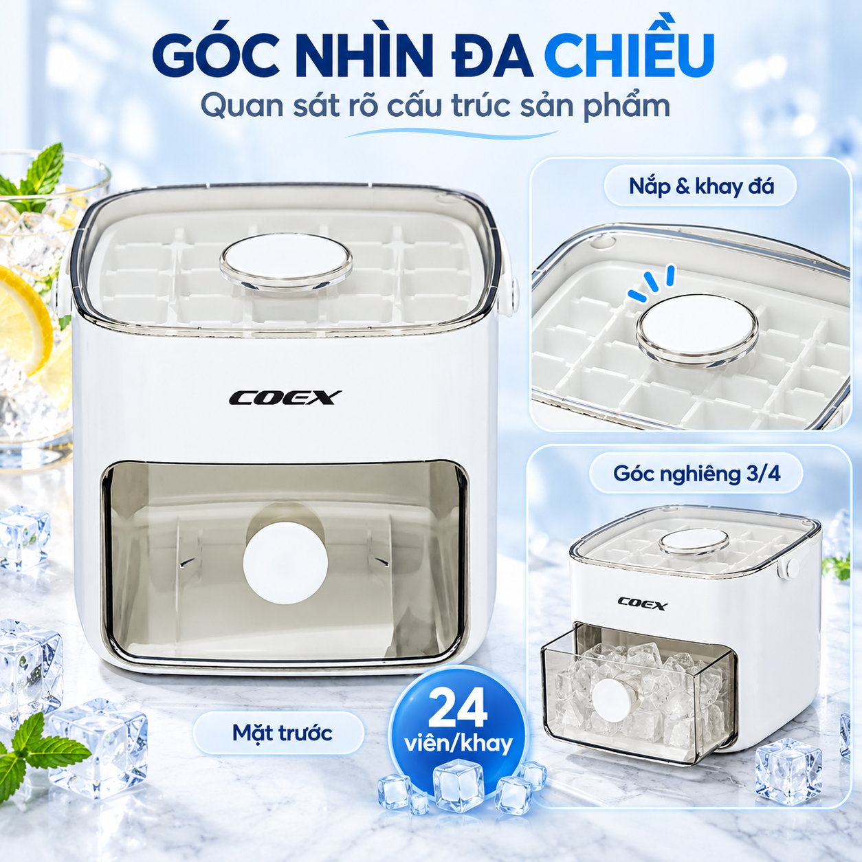 Khay đựng đá thông minh Coex