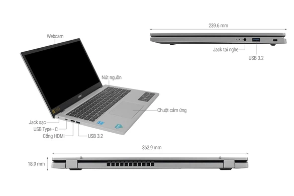 Laptop Acer Aspire Go AG15-31P-32U6