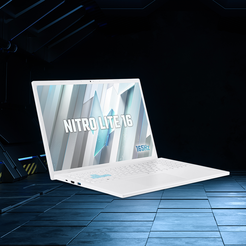 Laptop Acer Gaming Nitro Lite NL16-71G-71UJ (i7-13620H; 16GB; 512GB SSD; RTX3050/6GB; 16FHD+ 165Hz; Win11; trắng; NH.D59SV.002)